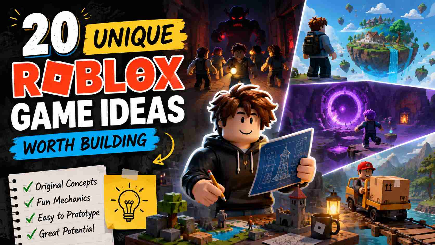 20 Unique Roblox Game Ideas Worth Building in 2026