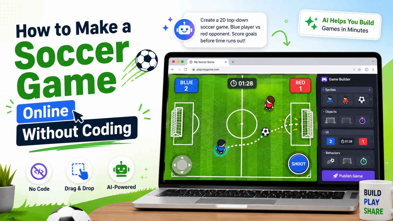 How to Make a Soccer Game Online Without Coding