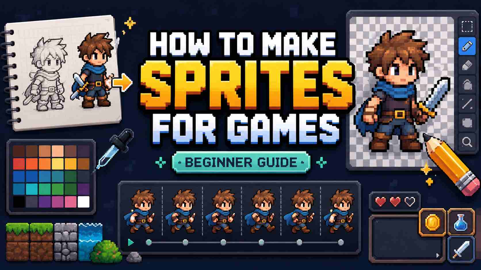 How to Make Sprites for Games: Beginner Guide