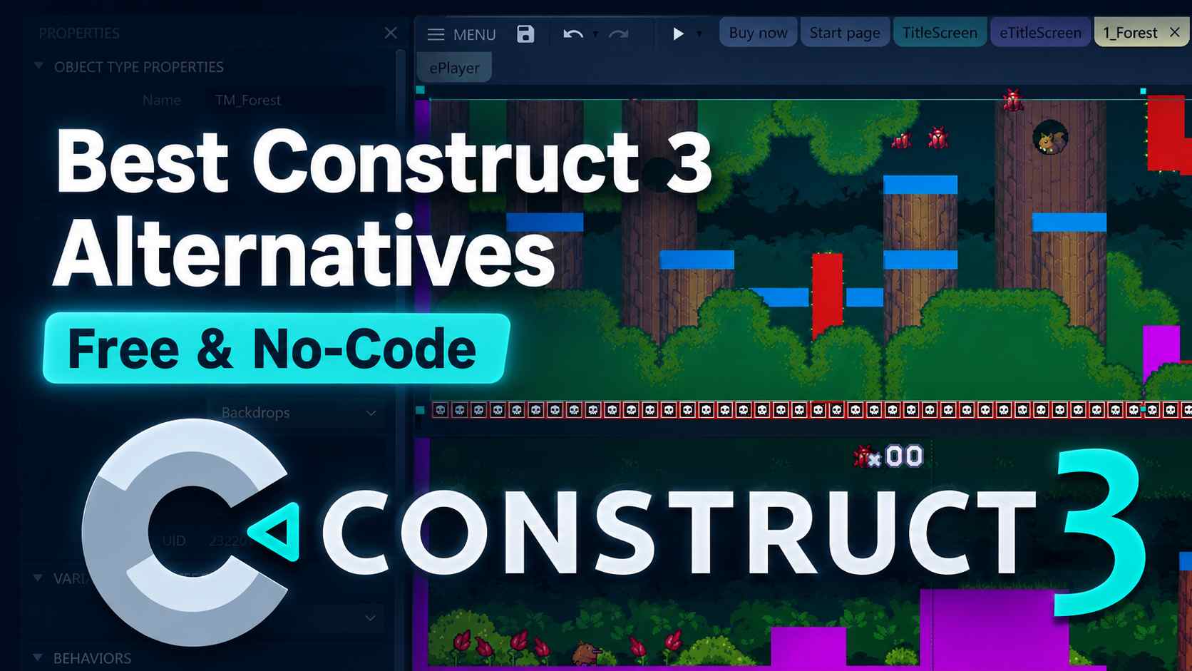 7 Best Construct 3 Alternatives in 2026 [Free & No-Code]