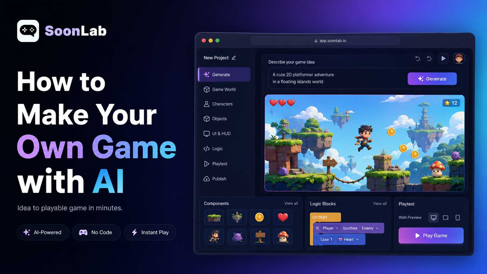 How to Make Your Own Game with AI: From Idea to Playable Online Game