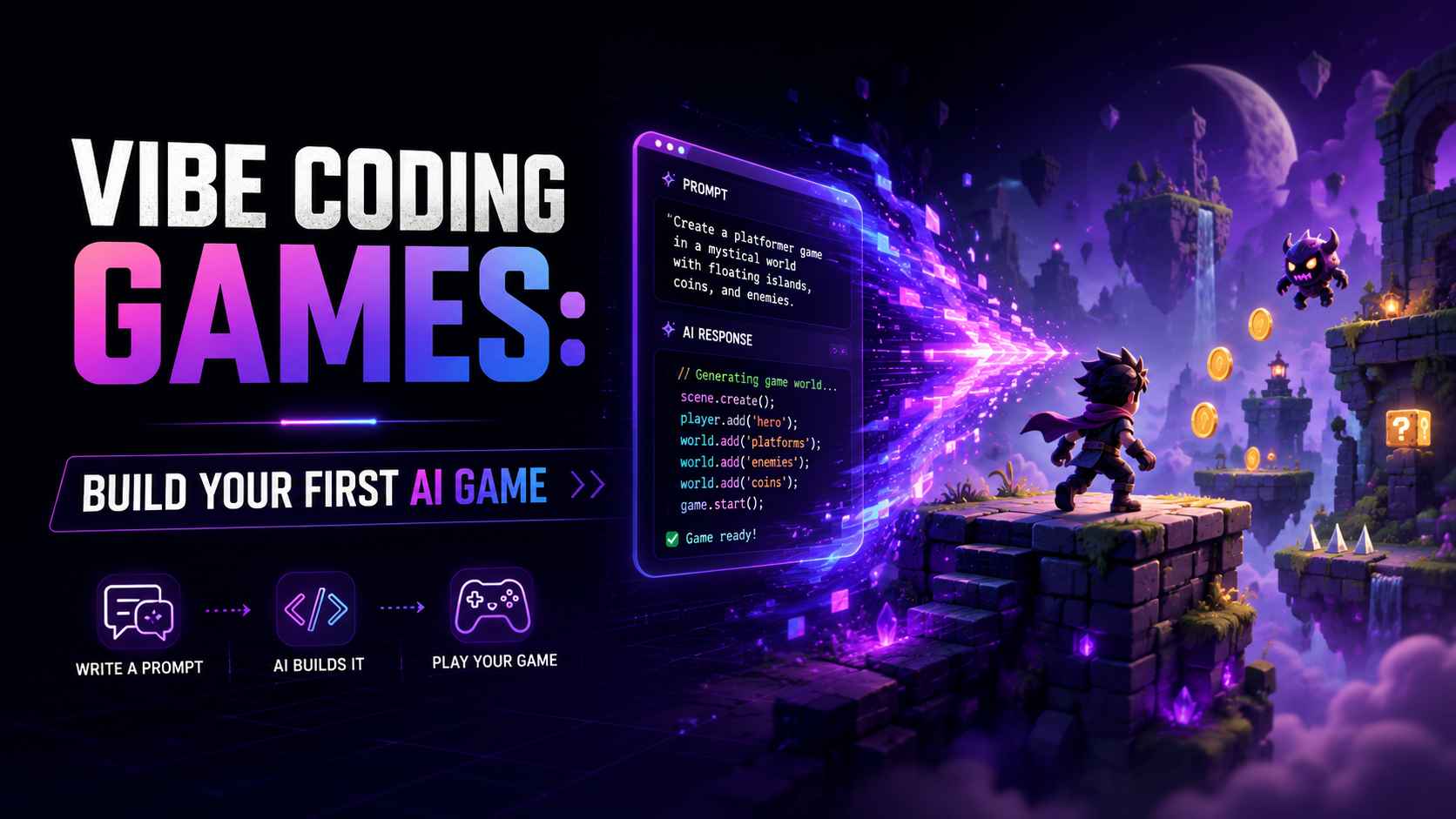 Vibe Coding Games: Build Your First AI Game [2026]