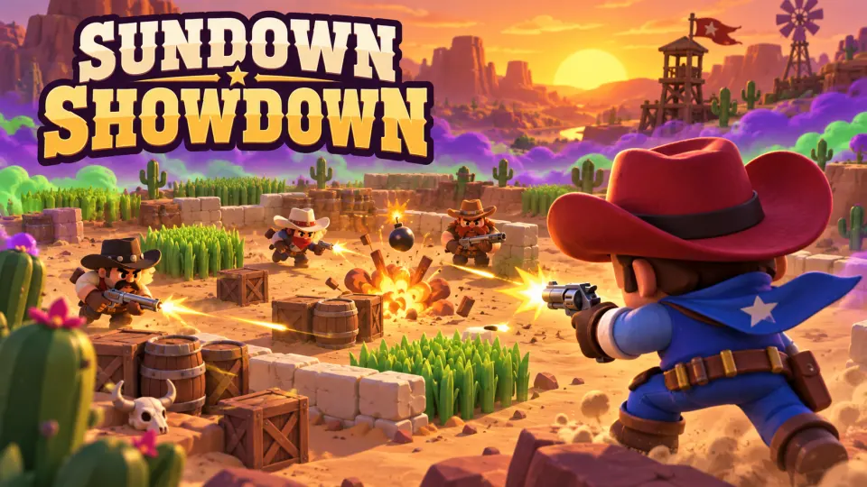 Sundown Showdown Wild West action game made with SoonLab