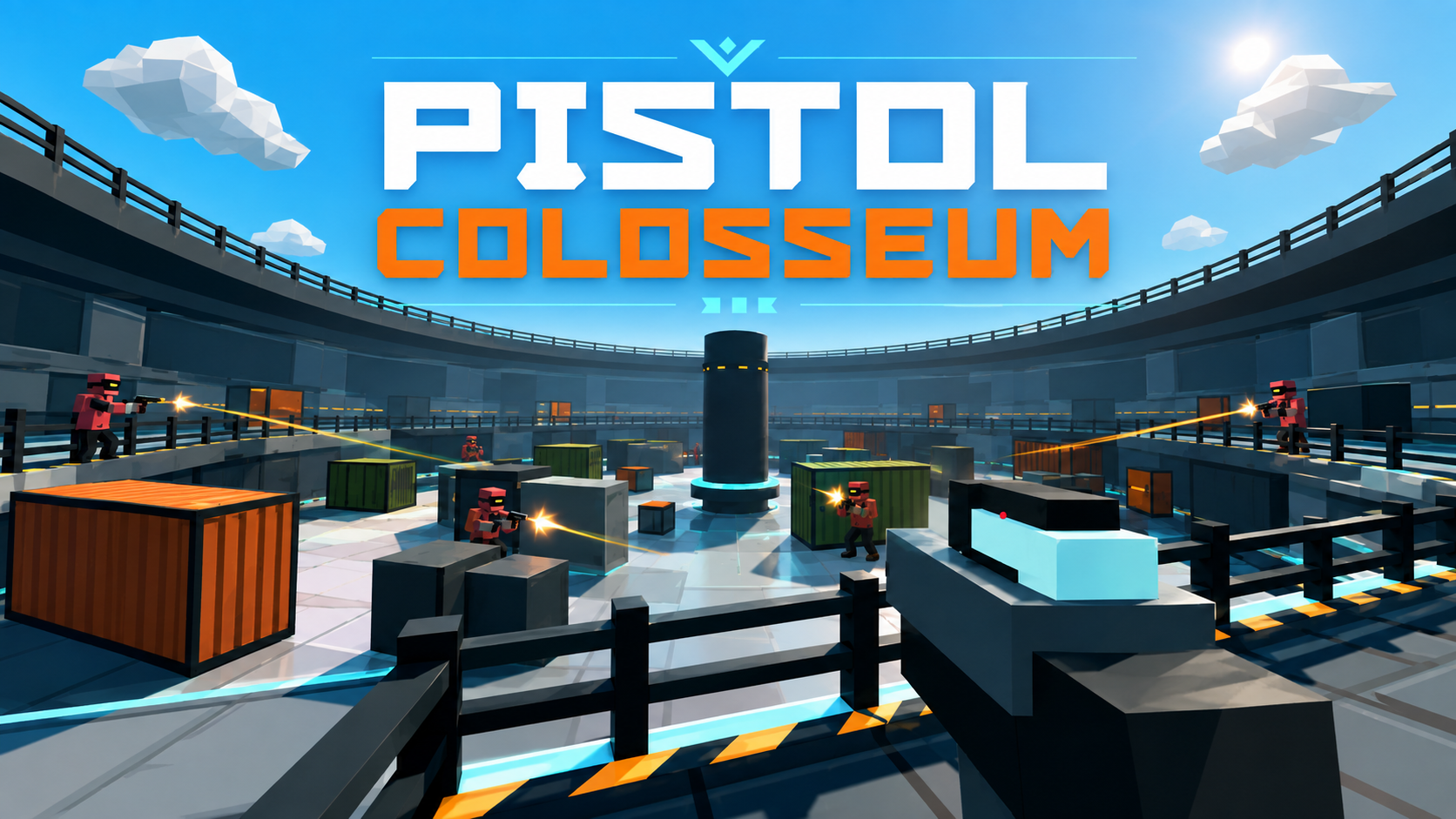 Pistol Colosseum 3D sci-fi FPS arena game