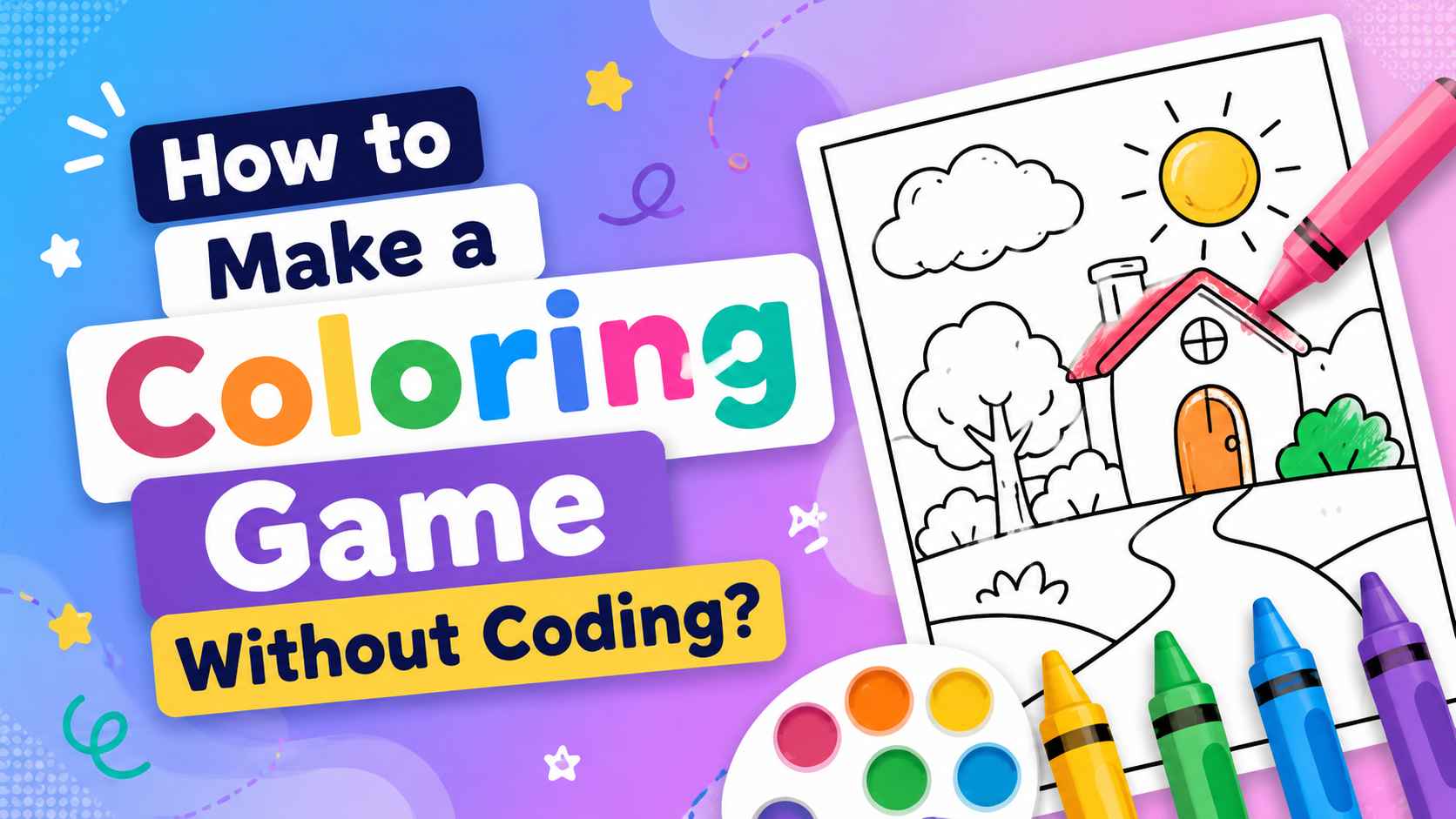 How to Make a Coloring Game Without Coding?