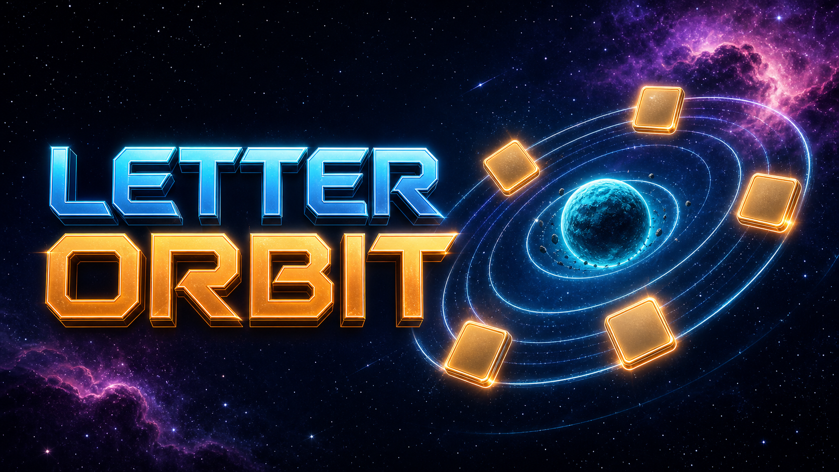 Letter Orbit five-letter word guessing game