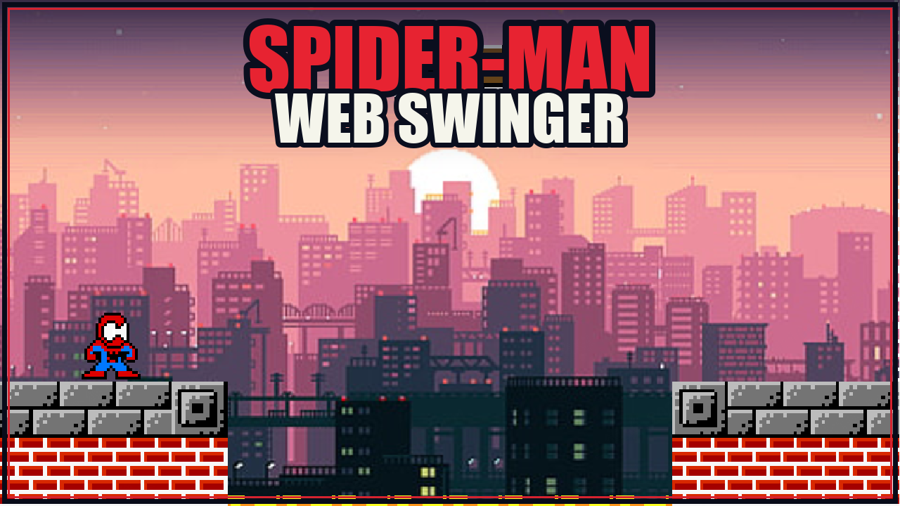 Spider Man Web Swinger made with SoonLab's pixel game maker