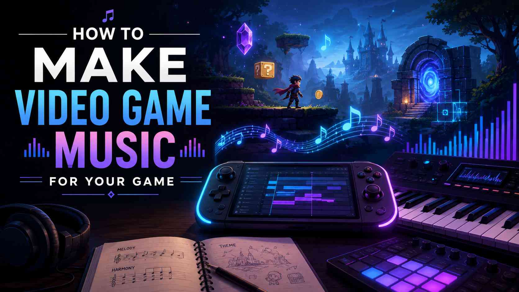 How to Make Video Game Music for Your Game: Beginner Guide