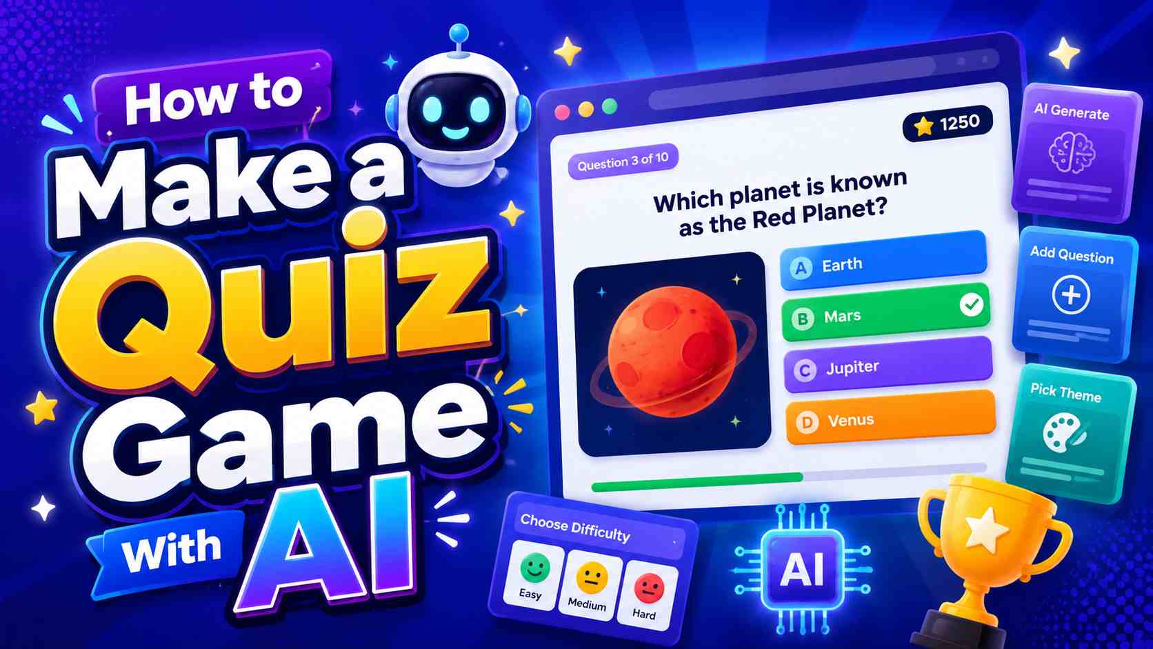 How to Make a Quiz Game With AI: Beginner Guide