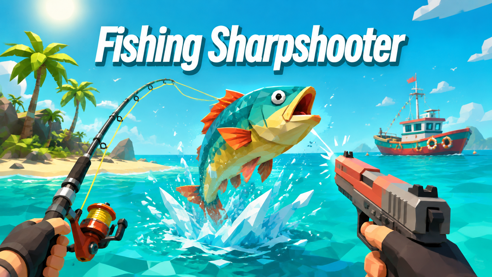 Fishing Sharpshooter action game created with SoonLab