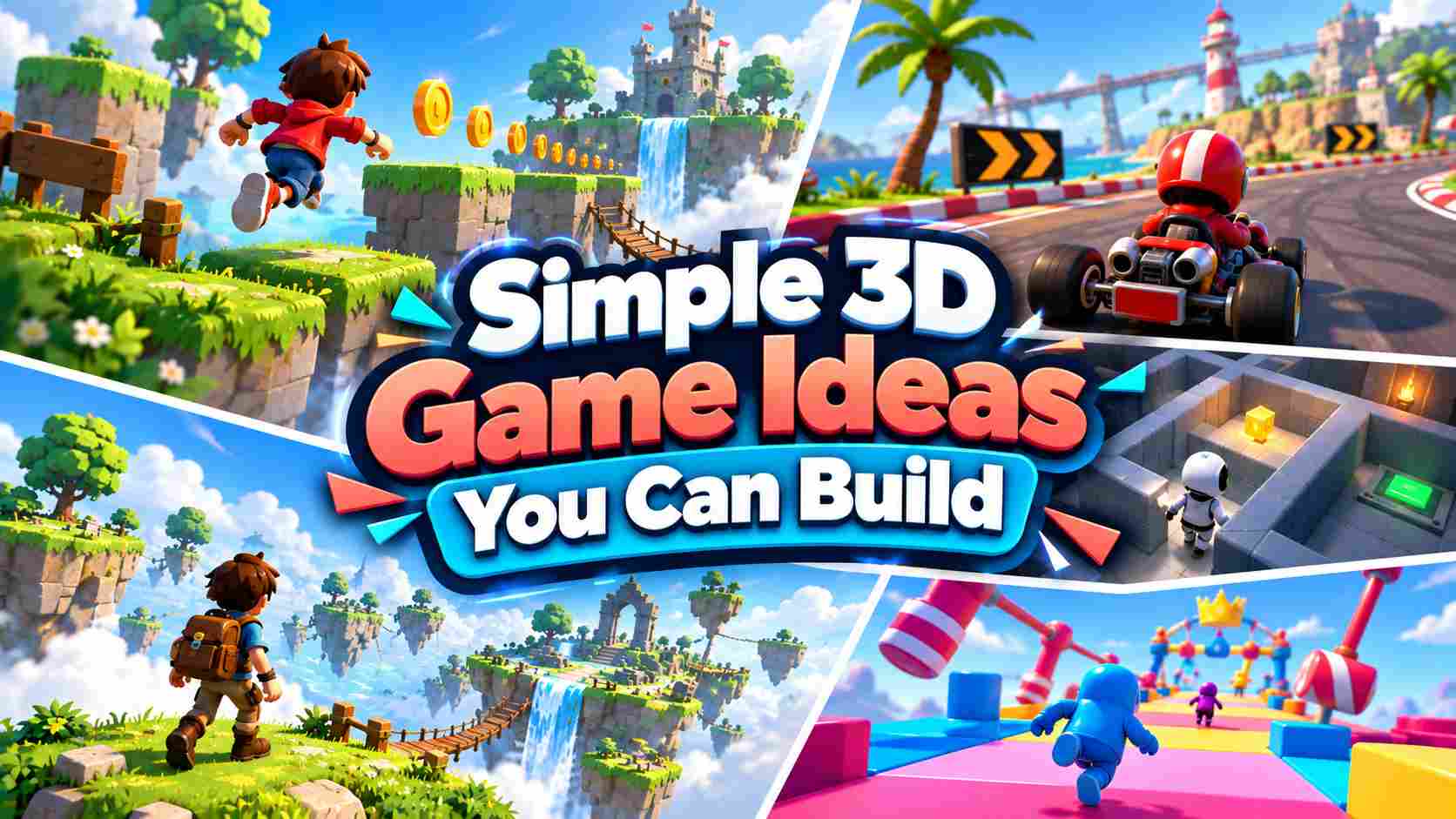 15 Simple 3D Game Ideas You Can Build and Make Your Own