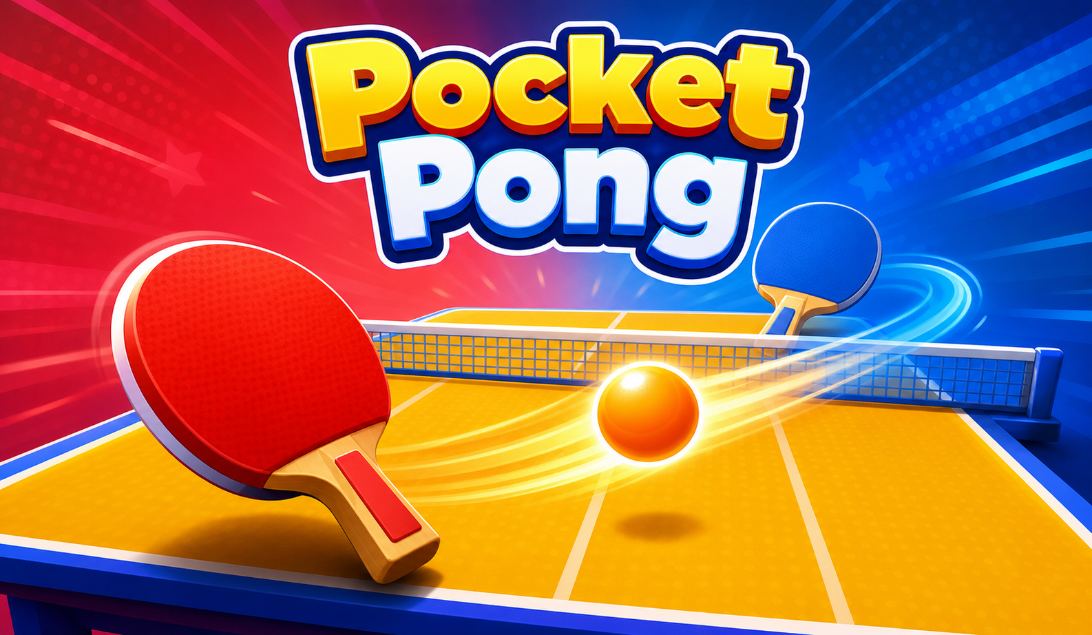 Pocket Pong game made with SoonLab's no-code game maker