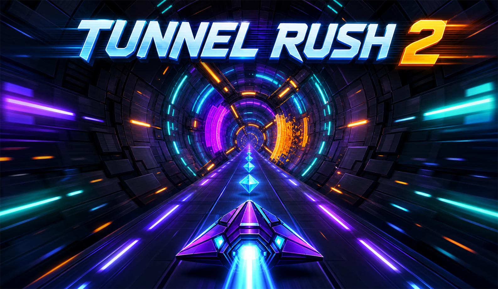 Tunnel Rush 2 3D game made with SoonLab