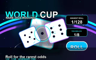 Rare Dice Rolling [WORLD CUP]