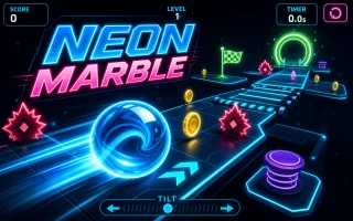Neon marble