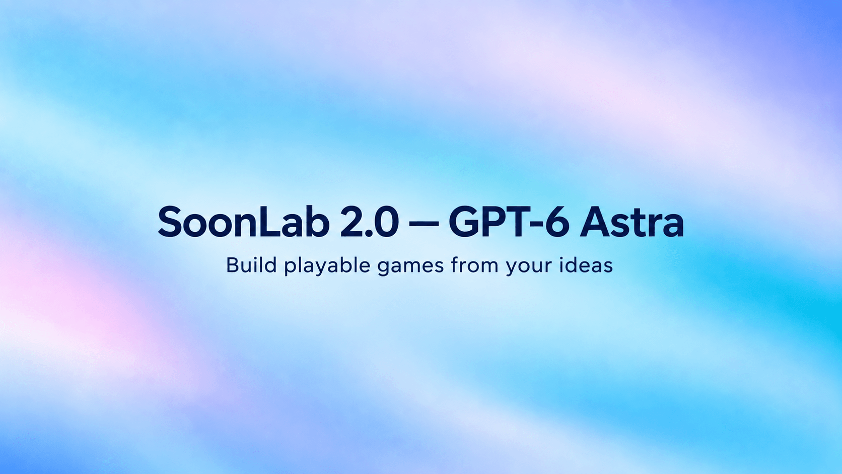 Modelo de jogos de nova geração SoonLab 2.0
