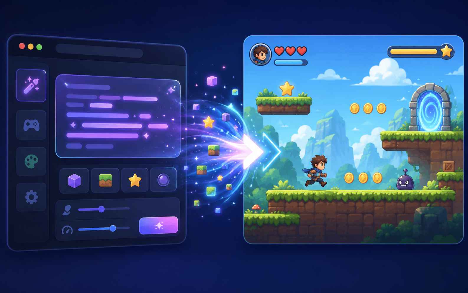 Make Games Without Coding or Installing Software