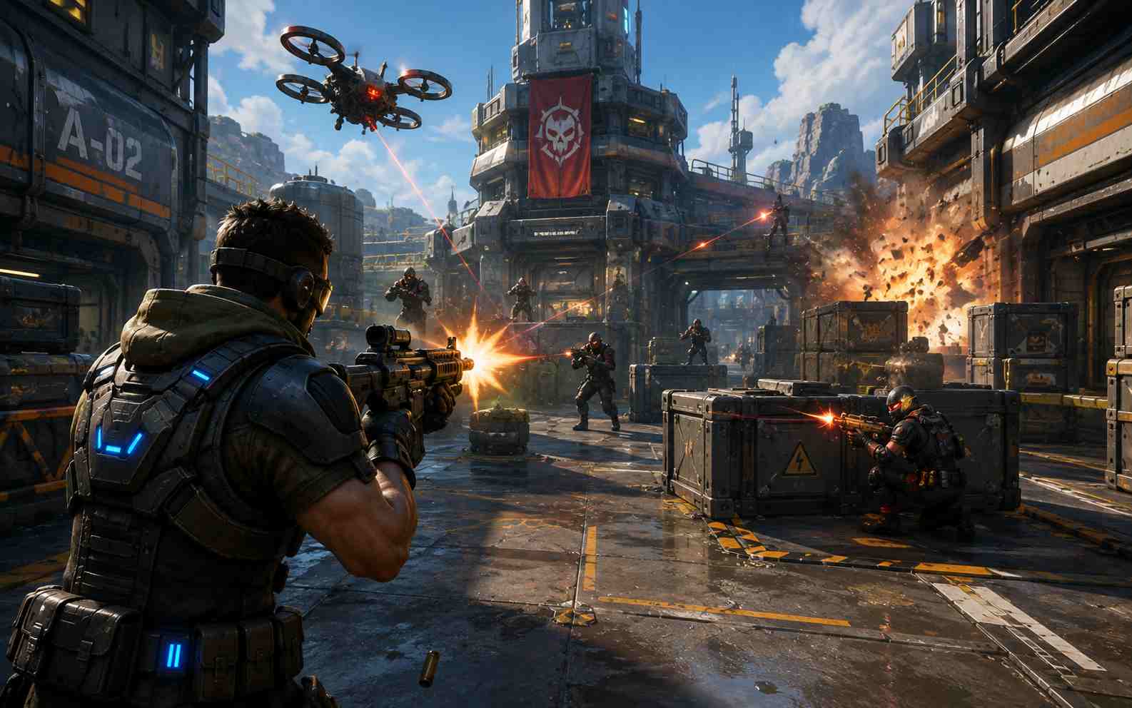 Create a 3D shooter game