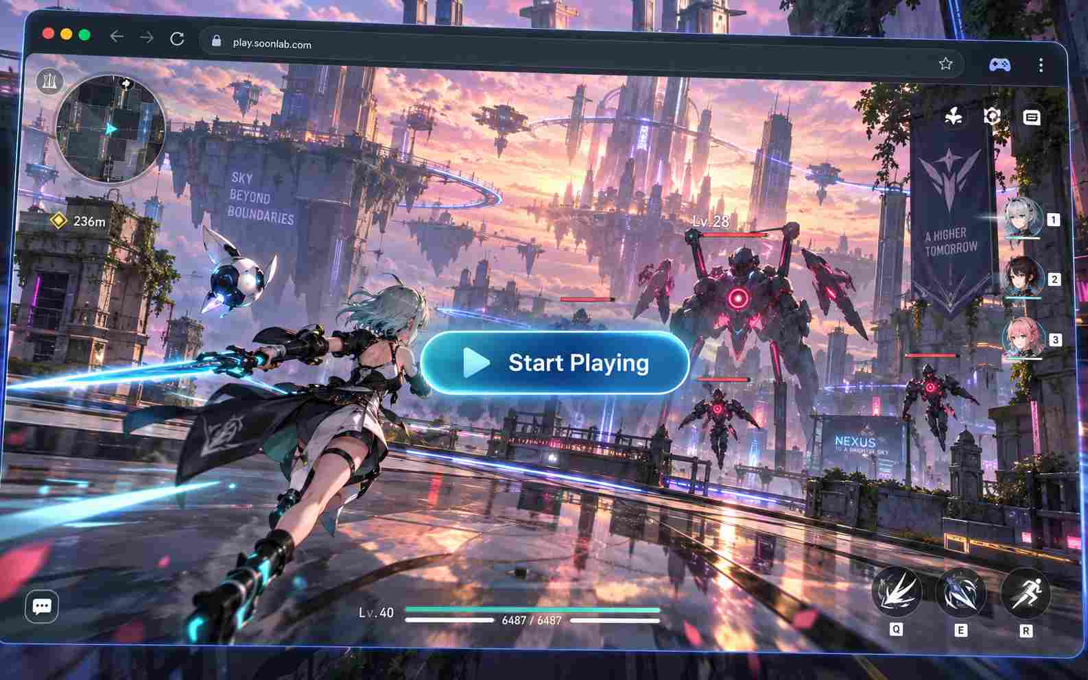 Playtest an anime-inspired browser game
