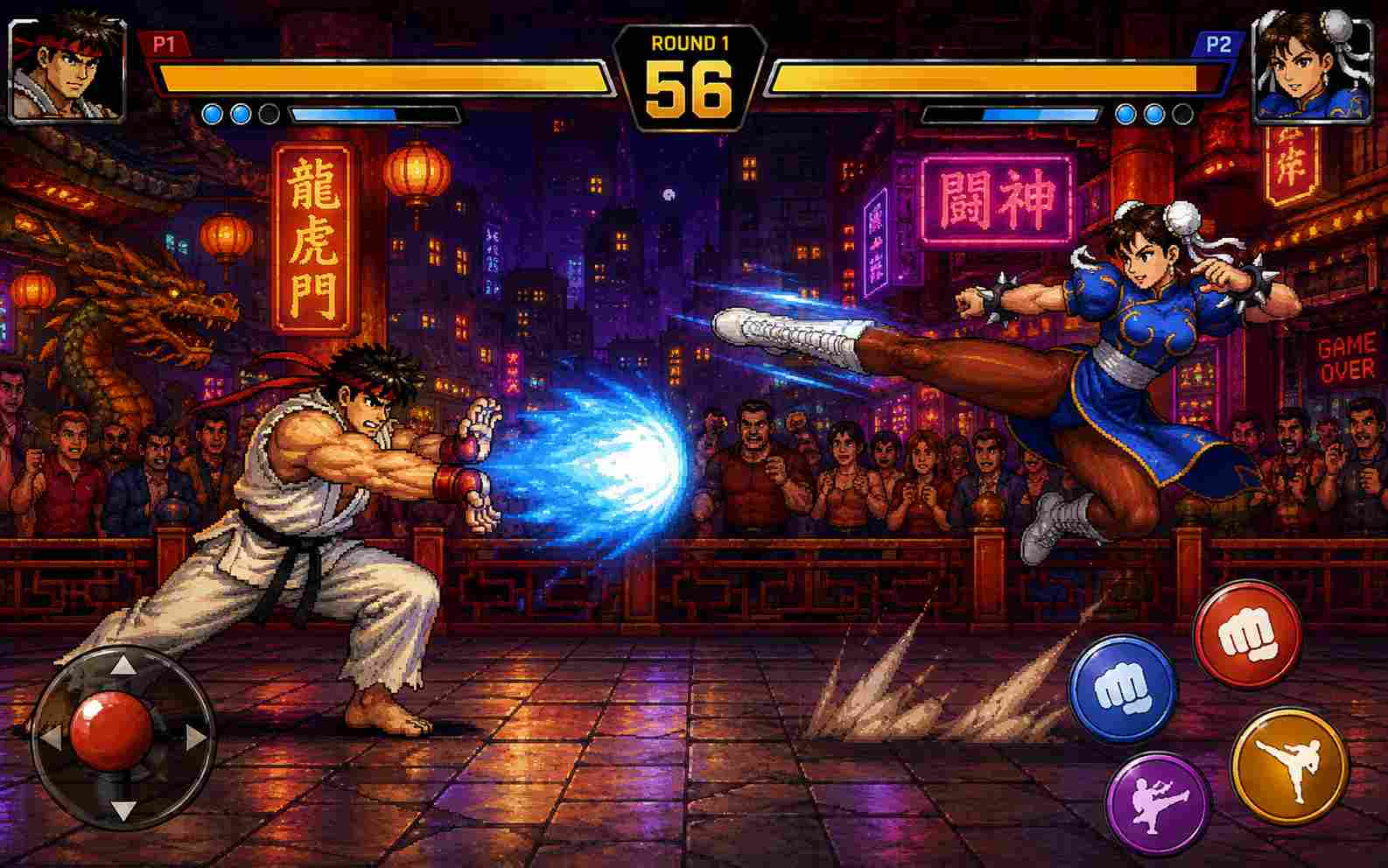 Create an arcade fighting game