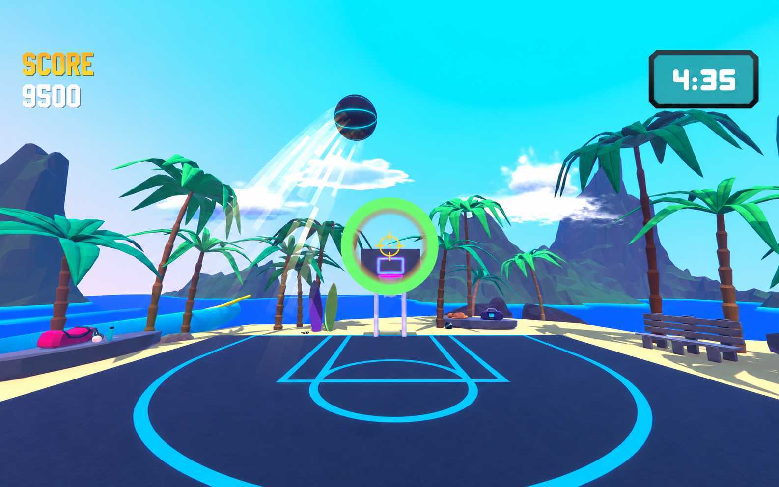 create basketball shooting game with SoonLab