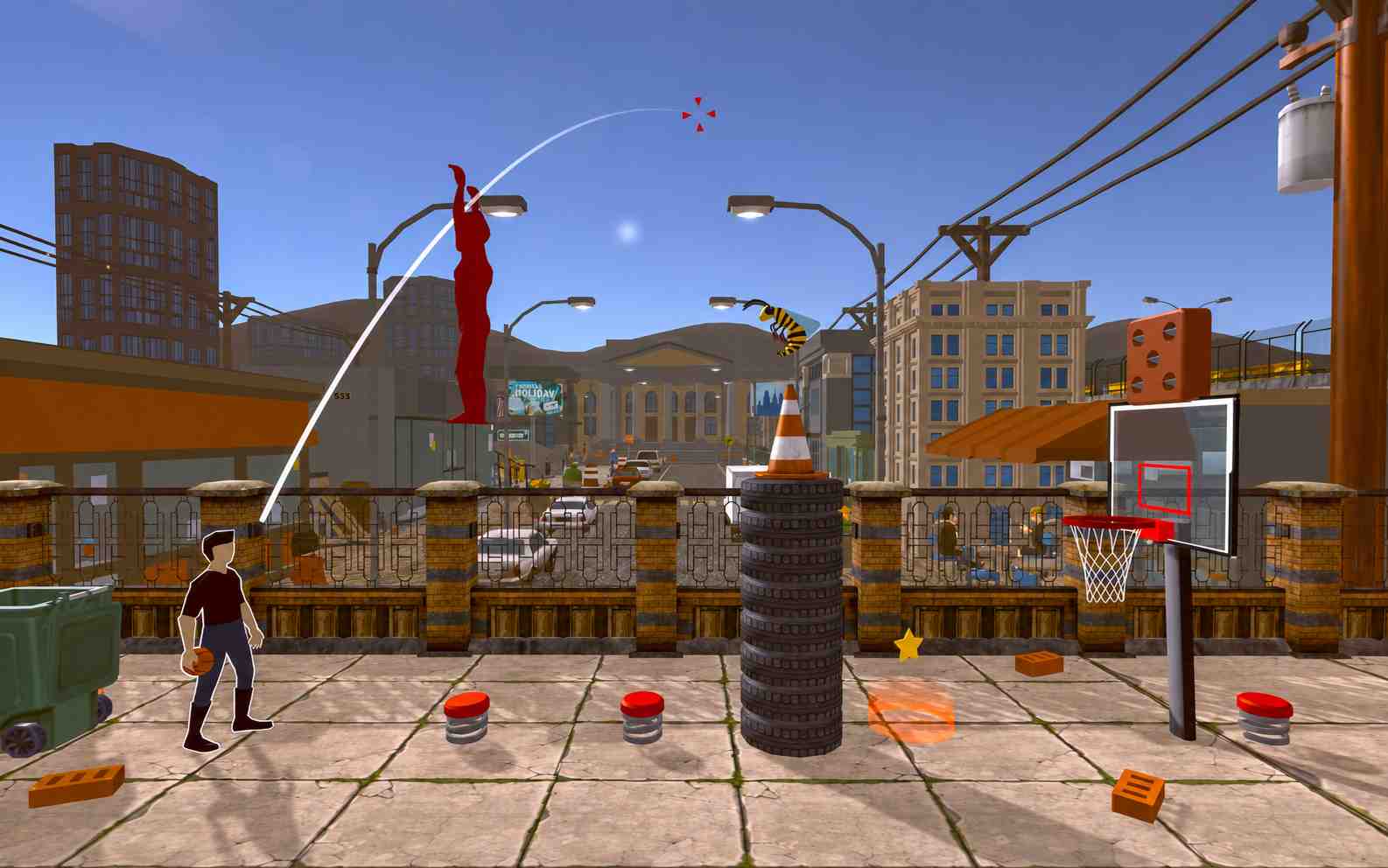 create trick-shot basketball puzzle game with SoonLab