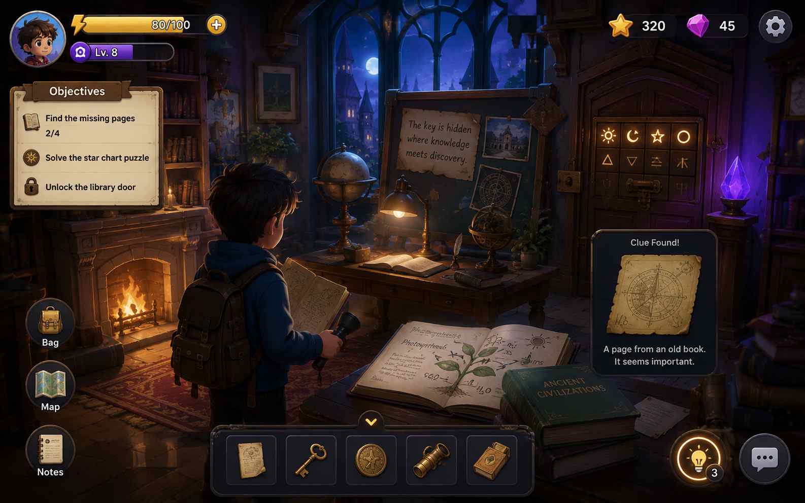 Create educational adventures stories and escape rooms
