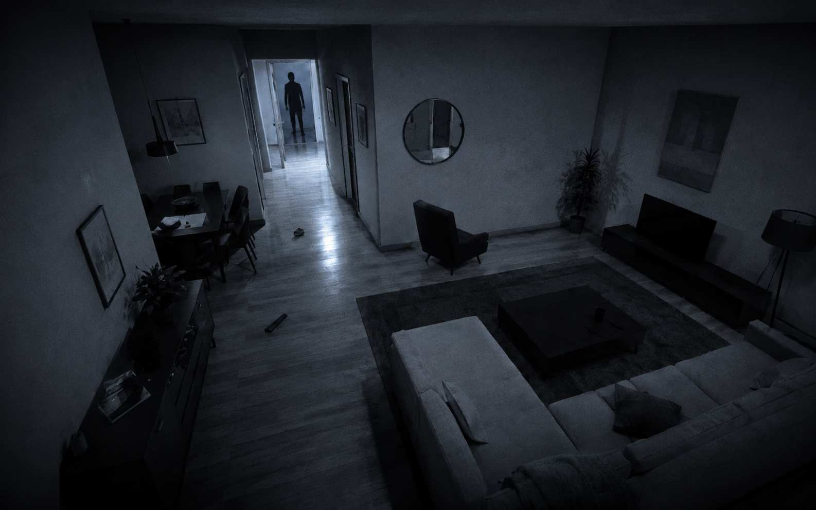 Create an anomaly spotting psychological horror game