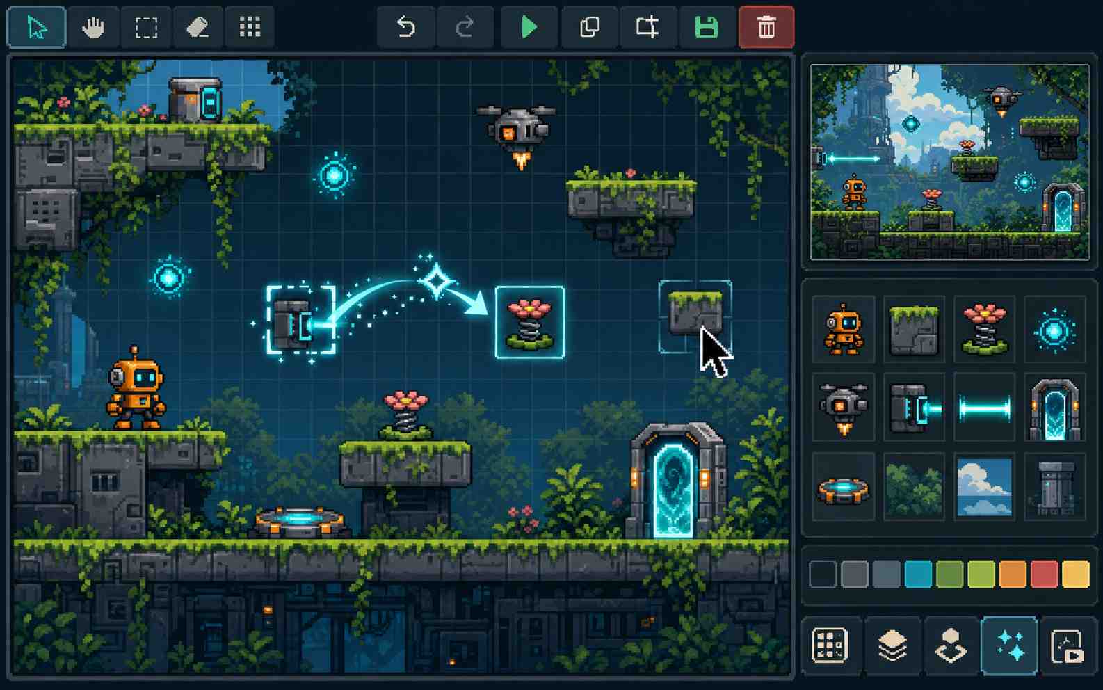Edit HTML5 games with AI prompts