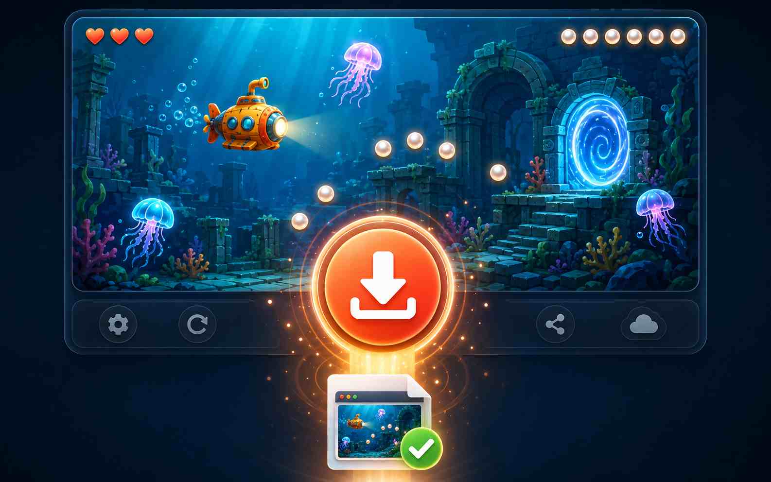 Download a SoonLab game in HTML format