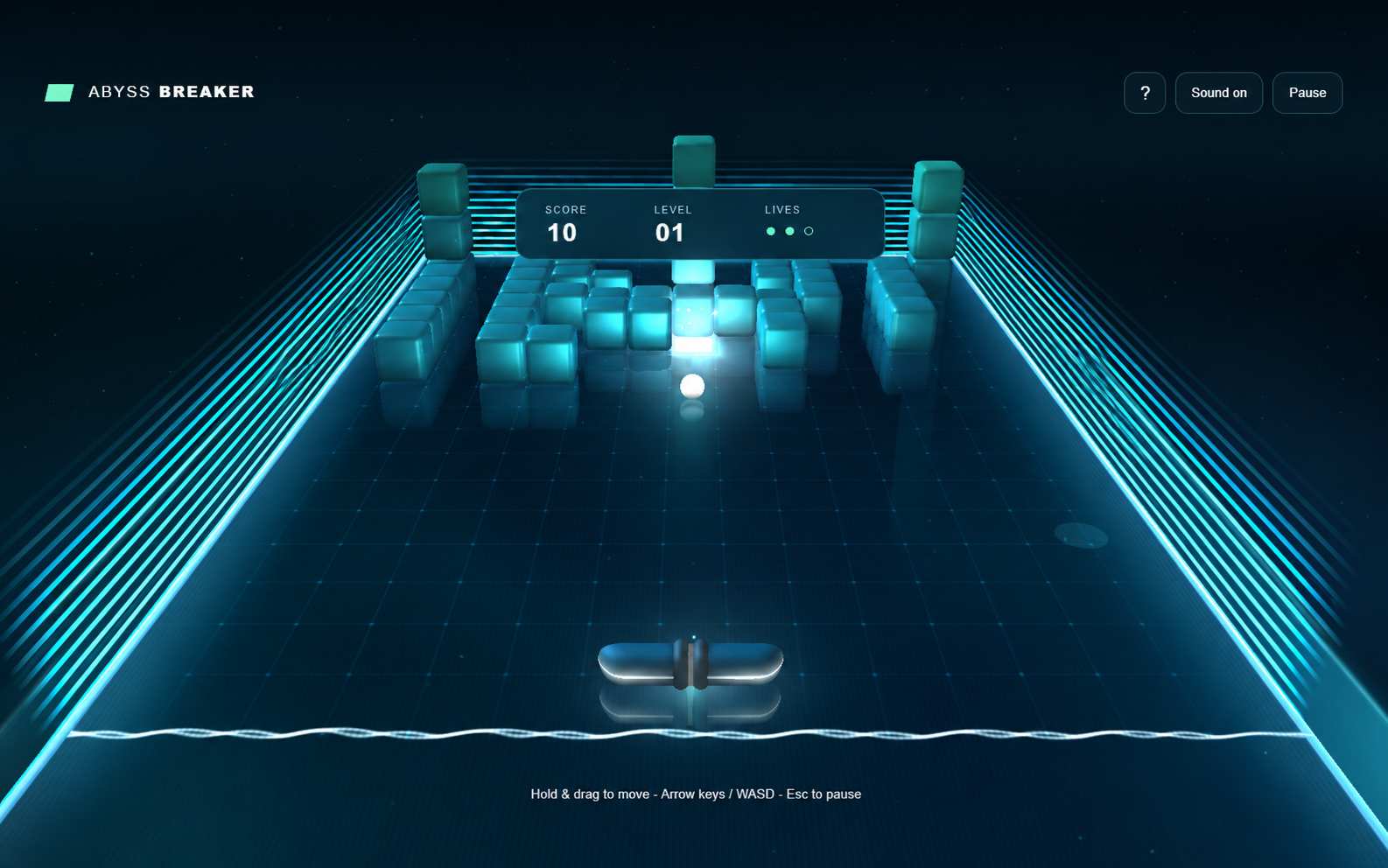 Abyss Breaker game created with SoonLab