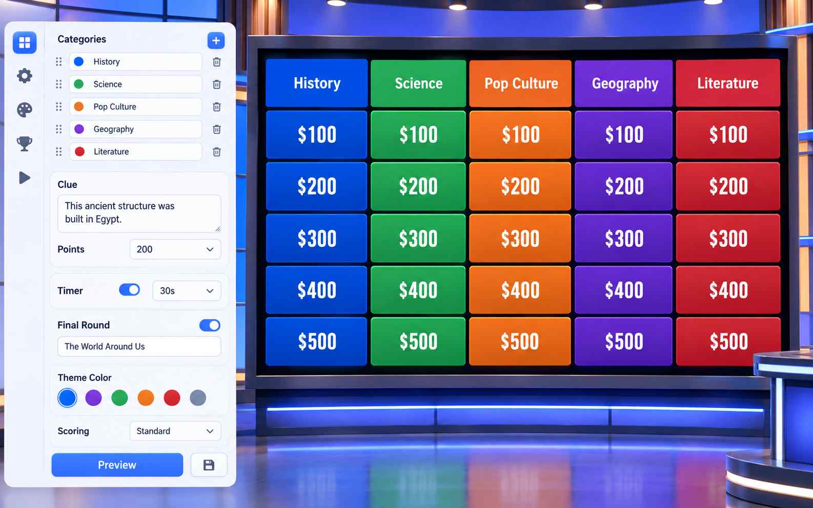 Improve a generated game with follow-up prompts