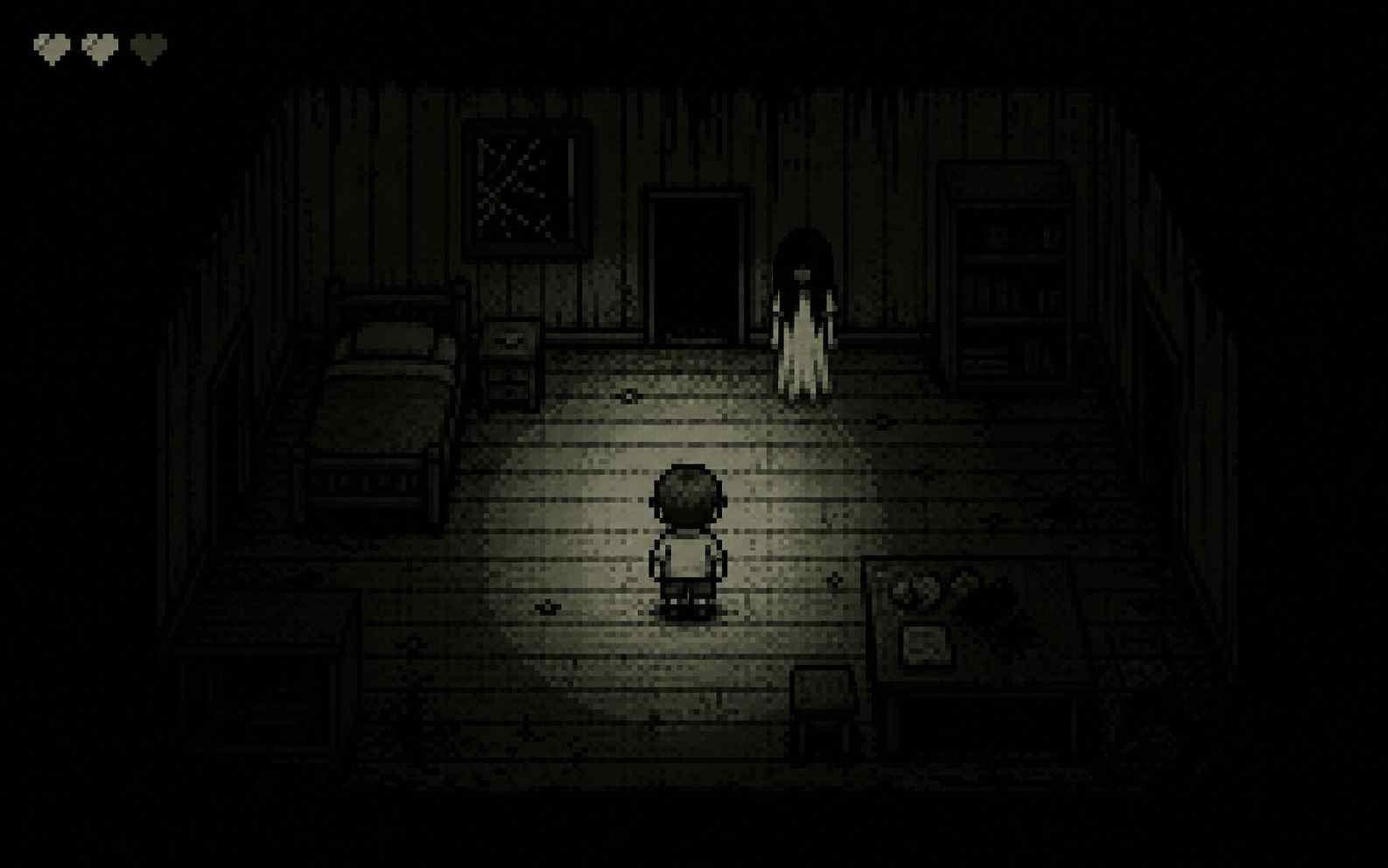 Create an atmospheric pixel horror game