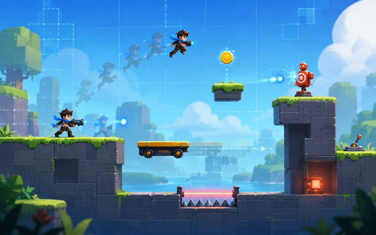 Game prototype testing a core gameplay mechanic