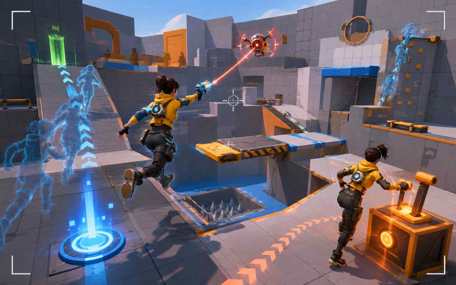 Game prototype testing controls and player movement