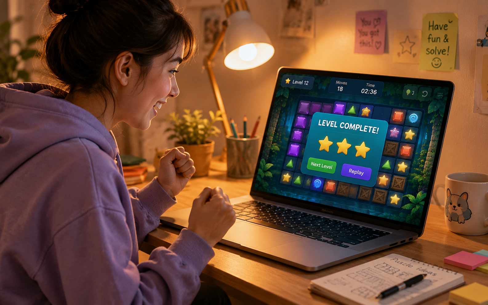 Puzzle game maker for beginners and puzzle fans