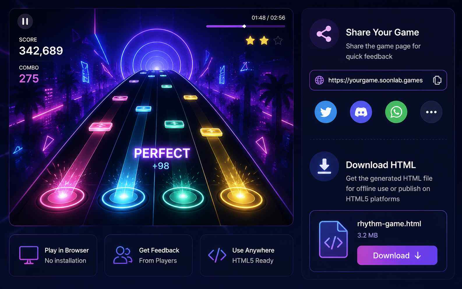 Create a browser game you can share