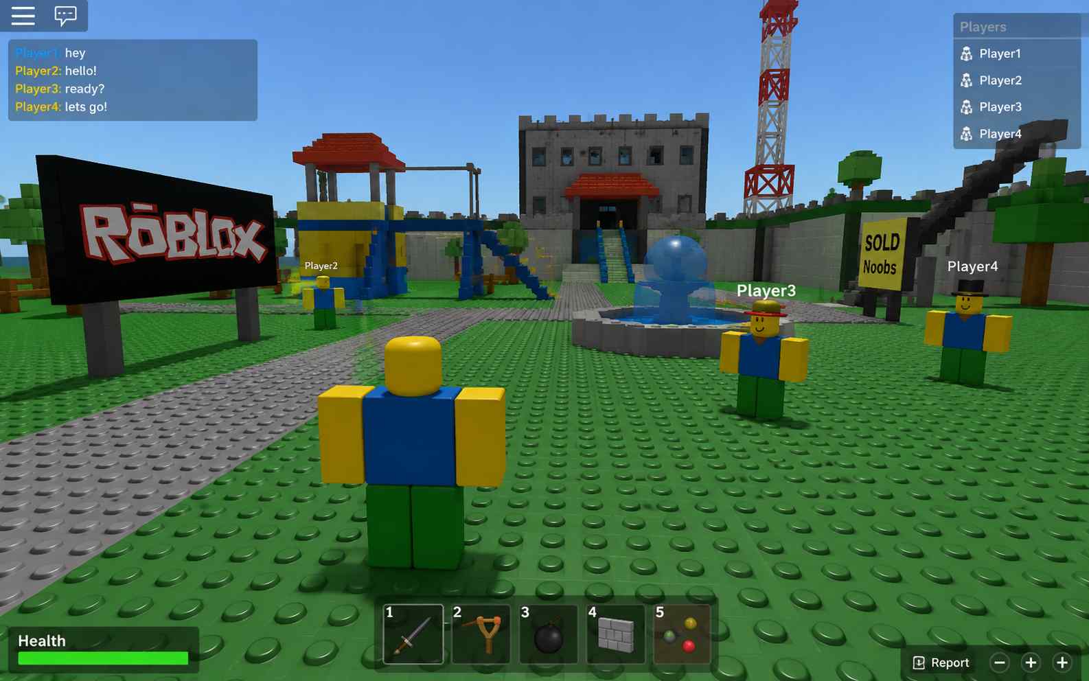 Create an old Roblox-style game