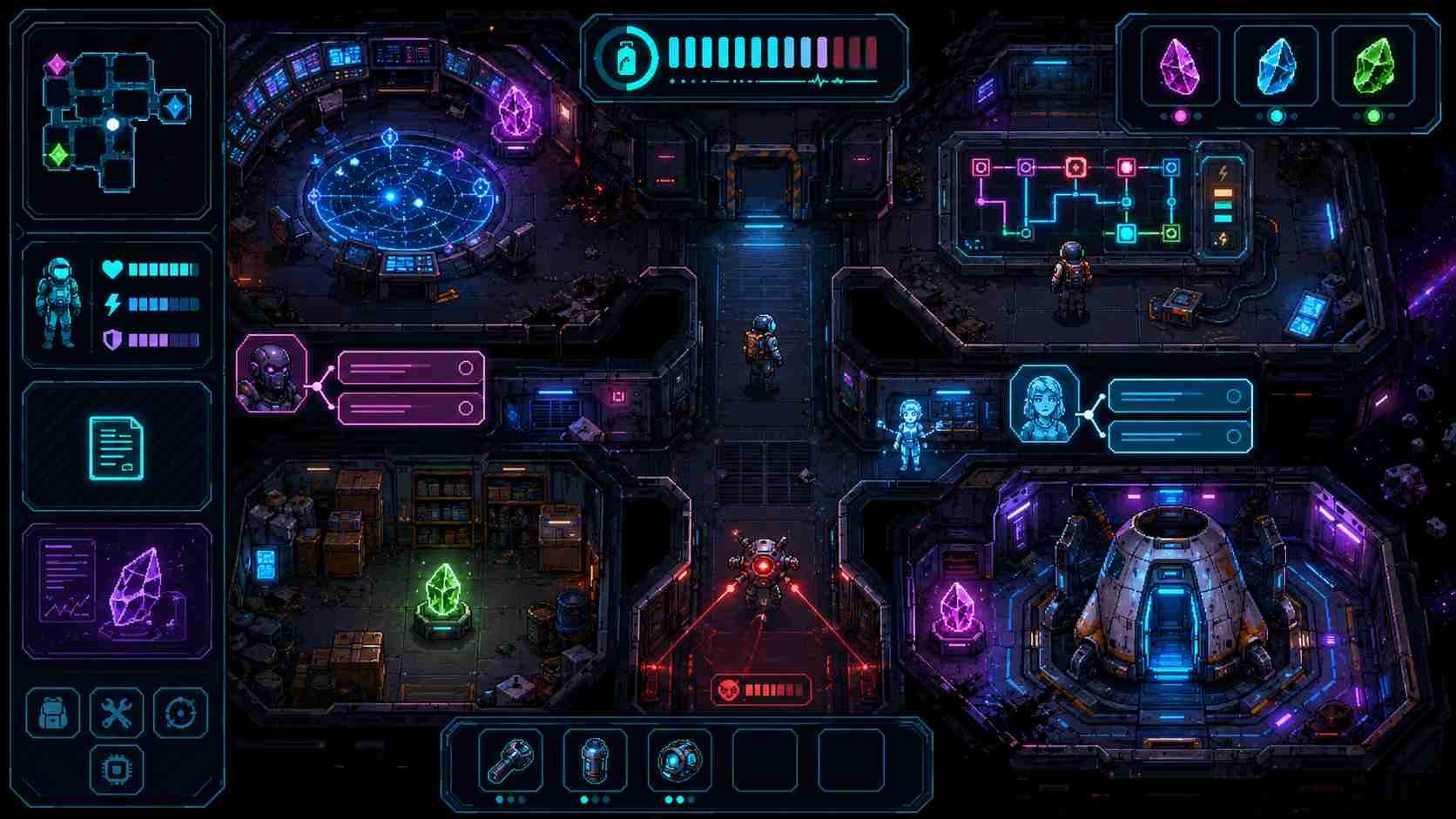 Starship Relic Quest RPG prompt example