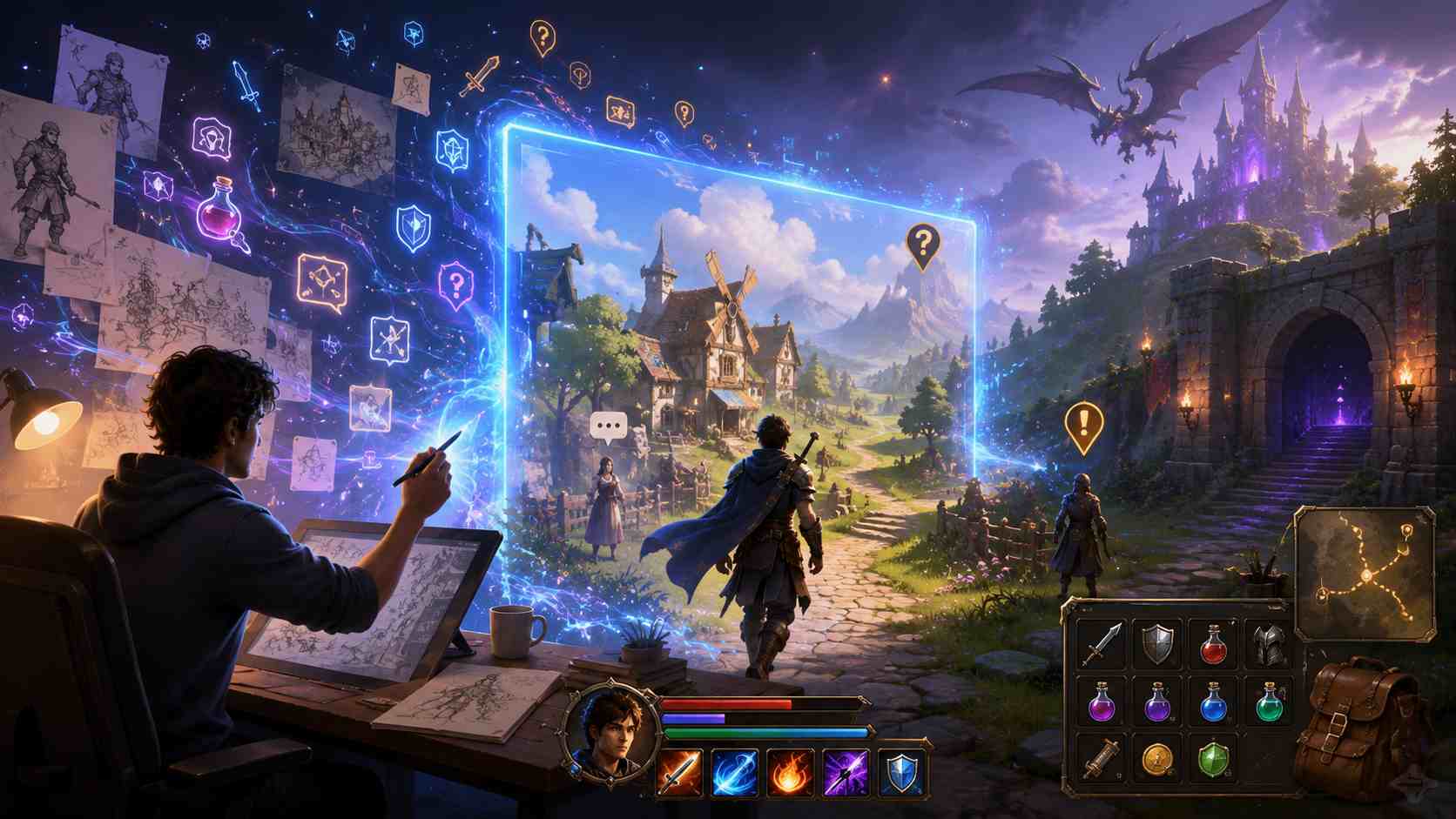 Turn an RPG idea into a playable browser game