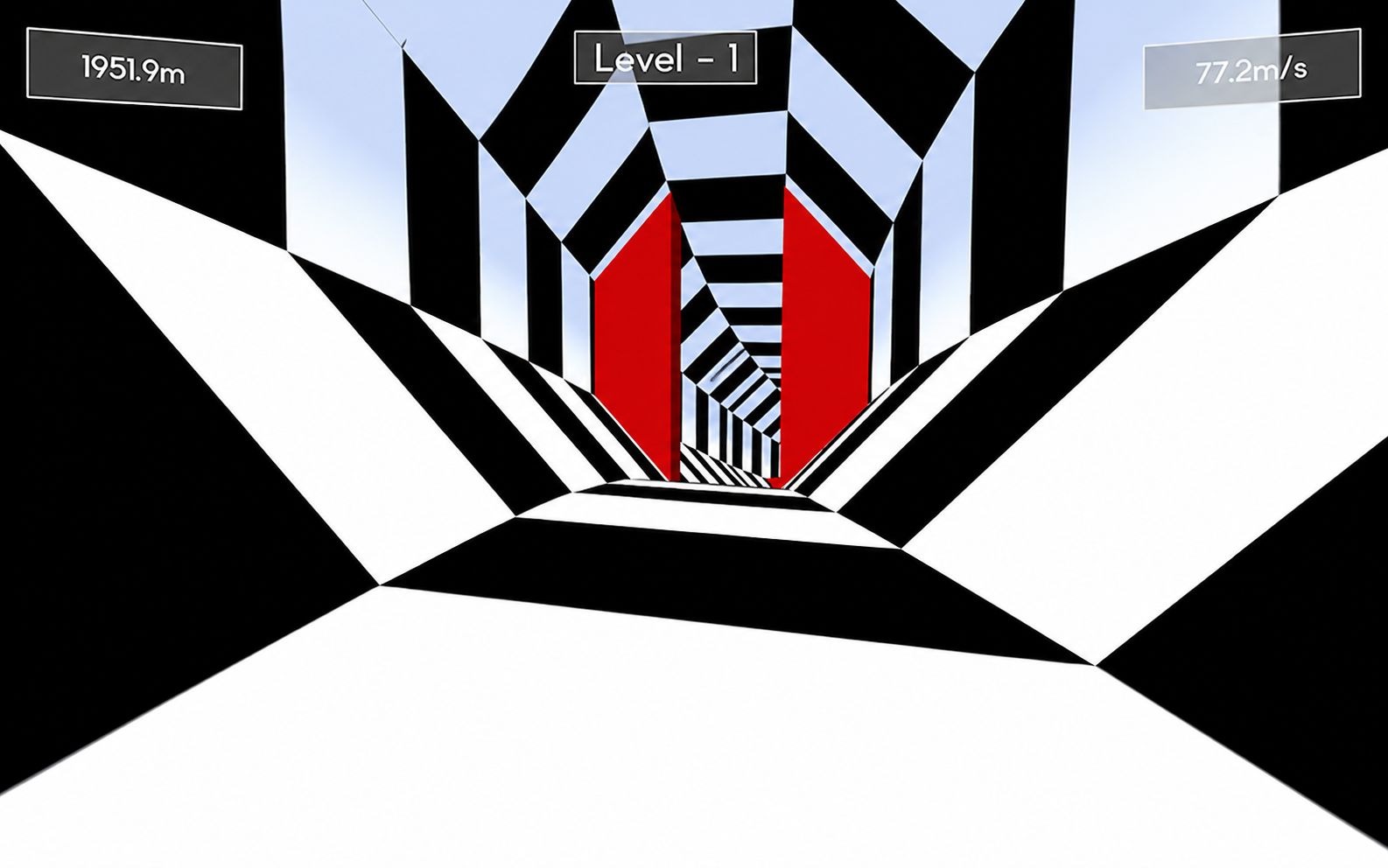 Tunnel Rush colorful 3D obstacle game