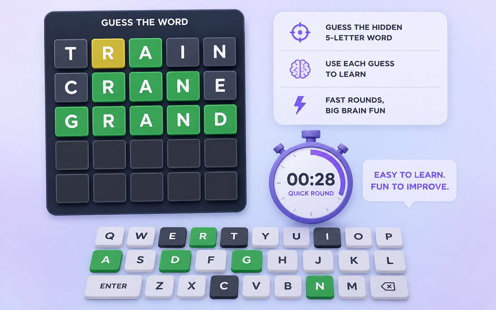Quick word puzzle round in Mutation Chain