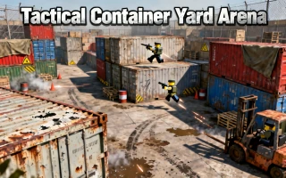 Tactical Container Yard Arena for Roblox