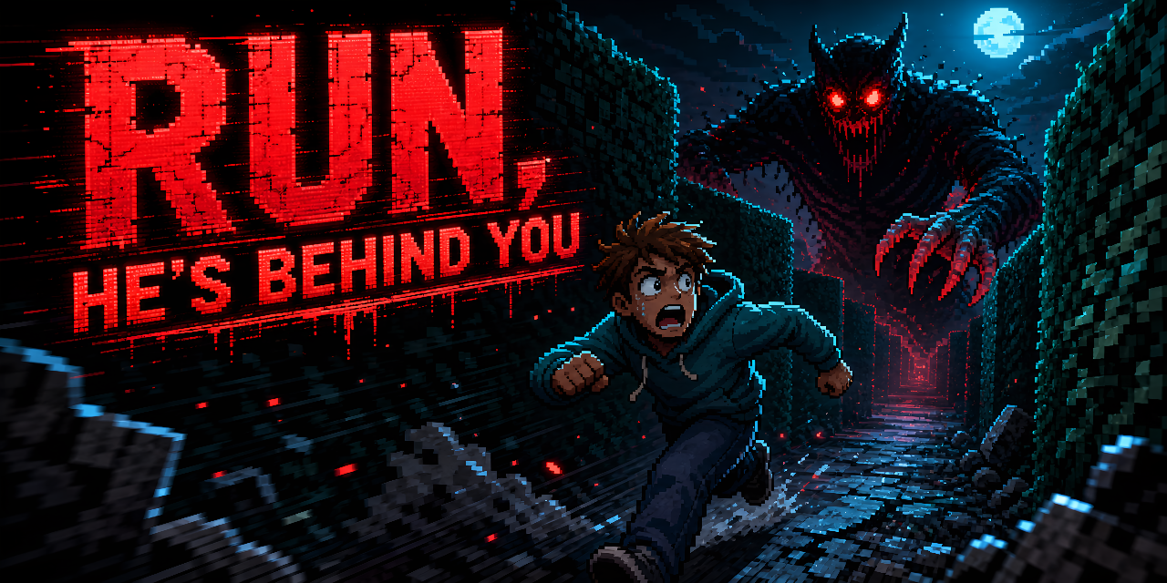He is Behind You horror game made with SoonLab